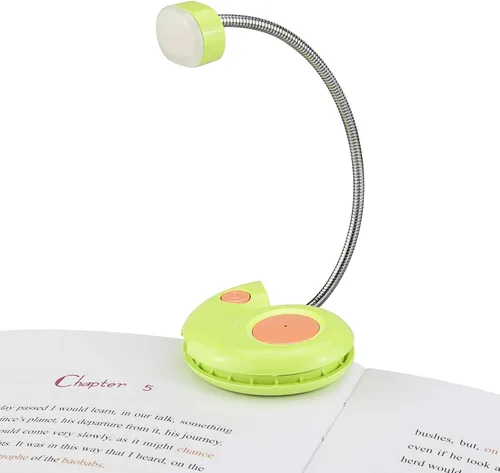 Miniatura 14 de Luz de libro, lámpara LED de lectura con clip, recargable por USB, 3 brillos regulables, magenta