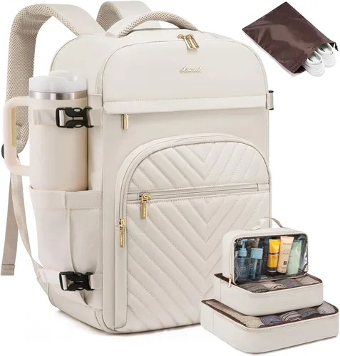 Miniatura 24 de LOVEVOOK Mochila de viaje de 40 L para mujeres y hombres, mochila grande de mano para aviones, bolsa de viaje para artículos personales de la TSA