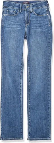 Miniatura 5 de NYDJ - Pantalones Marilyn de mezclilla rectos para mujer.