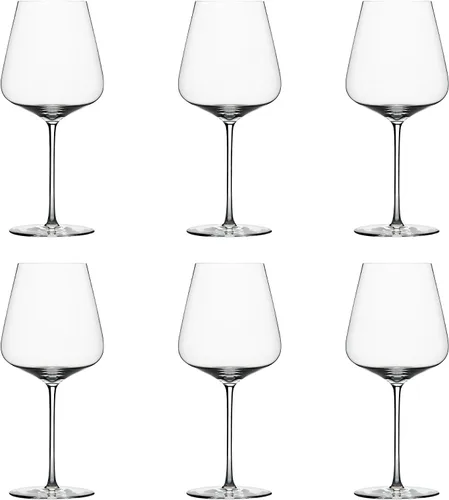 Zalto Vaso Burdeos, juego de 6 | Copas de cristal europeo sopladas a mano, para cabernet sauvignon y vinos tintos de cuerpo completo, artesanía