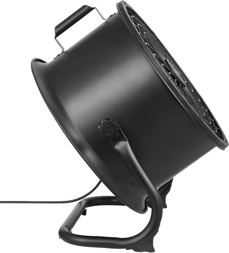 Miniatura 10 de VEVOR Ventilador circulador de aire de tambor de alta velocidad, ventilador industrial de 3 velocidades de 14 pulgadas, ventilador de piso ajustable