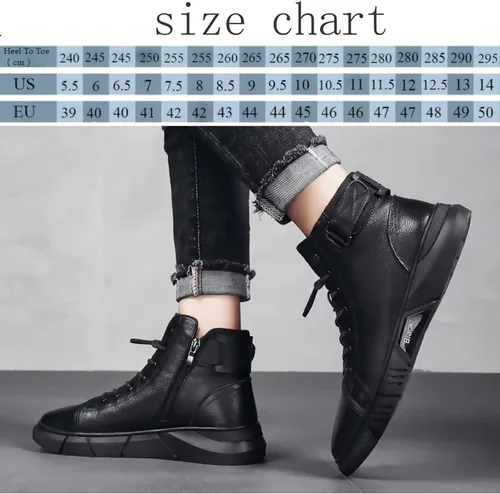 Miniatura 2 de DevilAngel Botas italianas de piel de cachemira para hombre