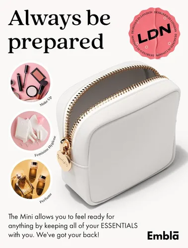 Miniatura 4 de Bolsa de Maquillaje de Viaje Embla Bolsa de Aseo de Viaje, Blanco, Mini, Mini