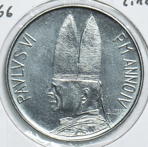 Miniatura 2 de Moneda Coleccionable Vaticano 1966 100 Lire 241060