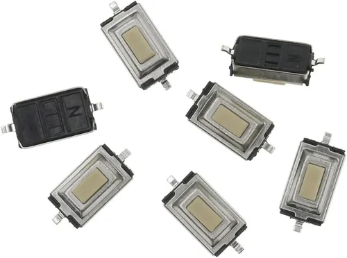 Miniatura 2 de GATSUN Micro interruptor 100PCS Touch Micro Switch 0.118 * 0.236 * 0.098 in SMD blanco botón cabeza 3x6x2.5