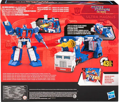 Miniatura 18 de Transformers Toys Studio Series Commander The Movie 86-21 Ultra Magnus Juguete, 9.5 pulgadas, Figura de acción para niños y niñas de 8 años