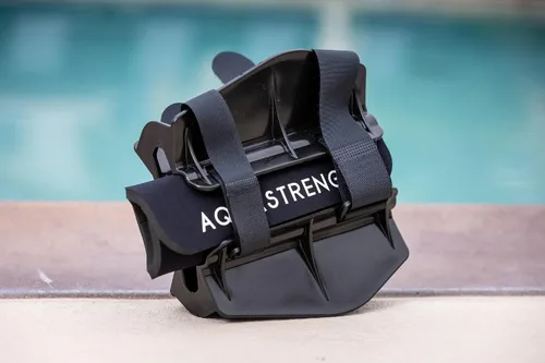 Miniatura 2 de Aquastrength Aletas de resistencia acuática Aumenta el arrastre para fuerza y tonificación Pesas de piernas de agua para piscina Guía