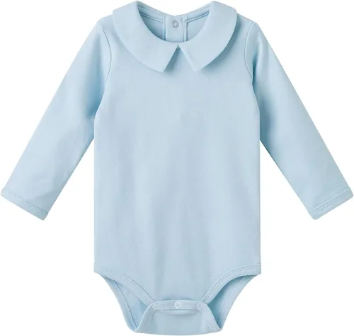 Miniatura 202 de pureborn Mameluco de algodón súper suave para bebés niños y niñas de 0 a 24 meses
