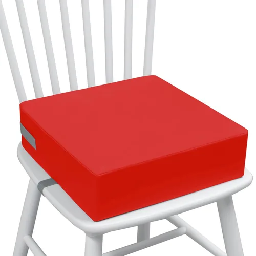 Miniatura 22 de Eiury Asiento elevado para mesa de comedor, asiento elevador para silla de cocina, cojín de poliuretano impermeable con correas de hebilla Verde