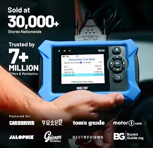 Miniatura 6 de Innova Escáner SD35 OBD2 – ABS, SRS, TPMS y lector de código de motor de verificación, datos en vivo, todos los diagnósticos del sistema, compatible