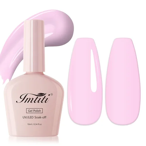 Miniatura 31 de Esmalte de uñas de gel blanco lechoso, esmalte de uñas de gel nude transparente blanco para uñas, esmalte de gel blanco translúcido UV/LED que se