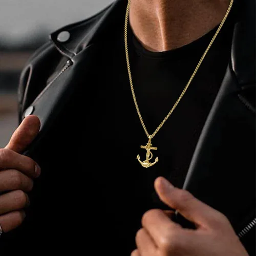 Miniatura 435 de Collar de plata de ley 925 con medalla de San Patrón, colgante de protección católica, amuleto, joyería religiosa para hombres y mujeres