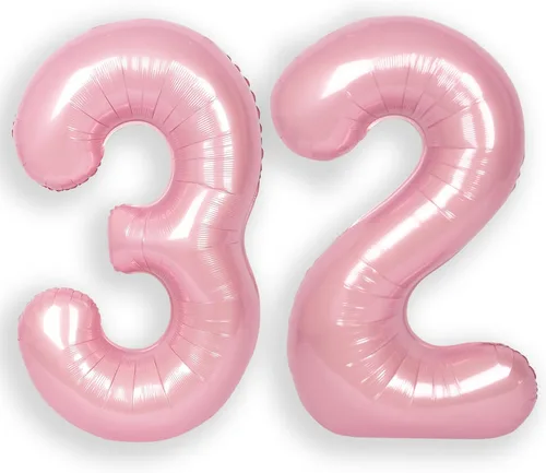 Miniatura 11 de Globo Número 0 de 40 Pulgadas para Niño o Niña Rosa Grande 0-9 Papel de Aluminio Mylar Grande Globo Número 0 Feliz Cumpleaños 0 Fiesta Aniversario