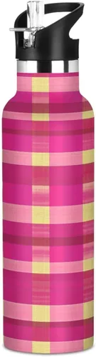 Miniatura 21 de Cartoon African Grey Parrot White, Kids Water Bottle with Leak Proof Spout Lid Double Wall Vacuum Insulated Leakproof BPA Free for Travel, Camping