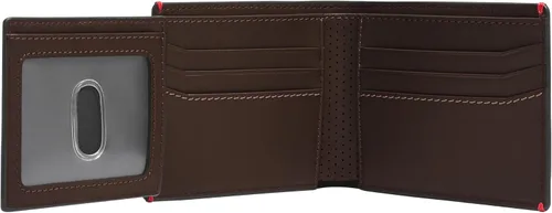 Miniatura 21 de Fossil Billetera plegable de cuero para hombre con ventana de identificación abatible para hombres