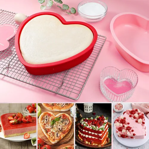 Miniatura 3 de Webake Moldes de silicona para pasteles de conejo de Pascua para hornear, lindos moldes de conejo rompibles de chocolate 3D para tartas, juego de 2