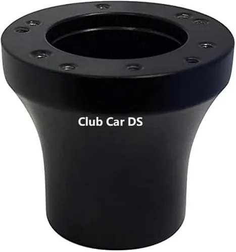 Huskey Adaptador de Cubo de Volante para Carrito de Golf Negro Mate 5/6 Agujeros para Club Car DS 1985 a Actual