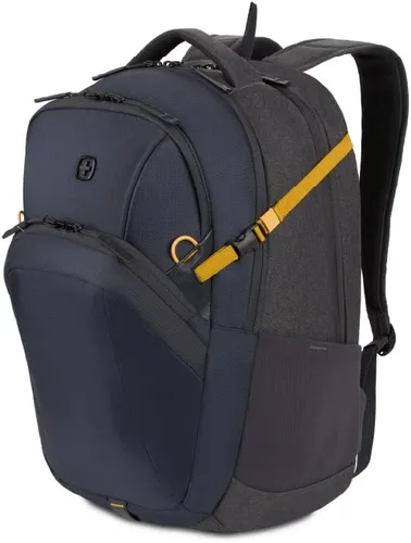 Miniatura 17 de SwissGear Mochila para laptop, Azul marino jaspeado
