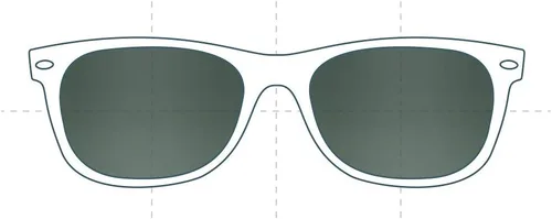 Miniatura 2 de Lentes de sol de repuesto compatibles con marcos Hawkers El Ganso TRSEL02 de 2.126 in