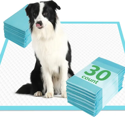 Miniatura 9 de DEEP DEAR Almohadillas Extra Grandes para Perros 30"x26" 30 Unidades, Almohadillas más Gruesas para Cachorros para Entrenamiento de Baño