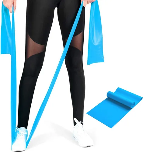 Miniatura 12 de Resistance Bands, Elastic Exercise Bands, Home Physical Therapy Bands Natural Latex, 59inch Long Workout Bands for Yoga Pilates Gym Travel