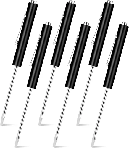 Miniatura 26 de 12 piezas de destornilladores de bolsillo mini con tops y destornilladores de bolsillo con imán, destornillador de bolsillo magnético para Negro