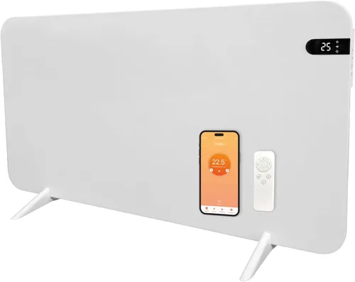 Miniatura 9 de Könighaus Calentador de espacio dual inteligente de 450 W - Calentador de pared y uso móvil - Control de aplicación WiFi y control remoto - Incluye