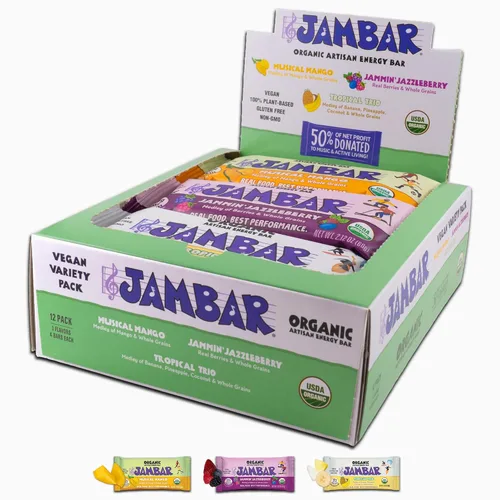 Miniatura 13 de JAMBAR Organic Artisan Energy Bar (Chocolate Cha Cha - 12 unidades)
