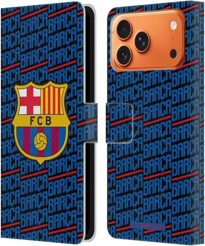 Miniatura 48 de Head Case Designs Funda de piel con licencia oficial del FC Barcelona Barca Crest Patterns, tipo cartera, compatible con Apple iPhone 11