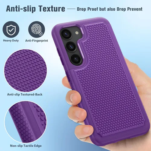 Miniatura 5 de FNTCASE Funda para Samsung Galaxy S24: funda protectora de doble capa a prueba de golpes para teléfono celular Protección a prueba de caídas