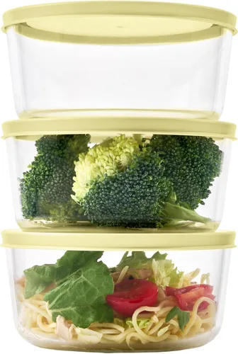 Miniatura 37 de Juego de 8 recipientes de vidrio para almacenamiento de alimentos (4 recipientes + 4 tapas sin BPA), 6.5 tazas, a prueba de fugas, aptos