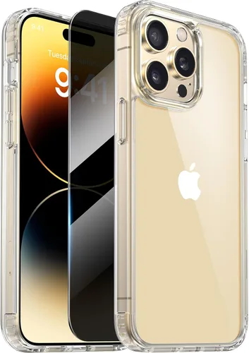 Miniatura 96 de Diaclara Funda diseñada para iPhone 12 Pro Max, [con protector de pantalla de privacidad] [antiespía] [protección contra caídas de grado militar]