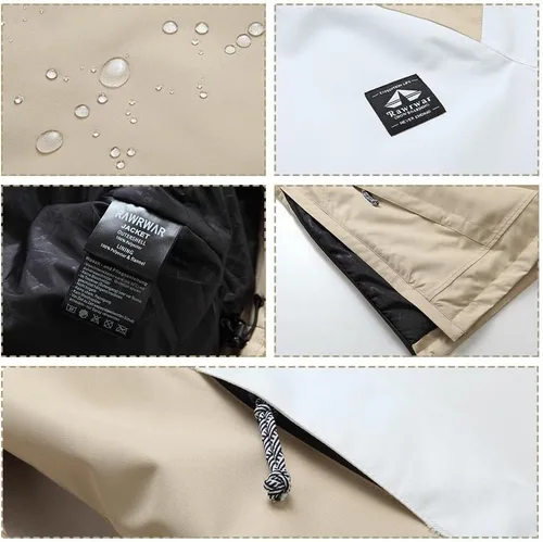 Miniatura 40 de RIUIYELE Traje de esquí para mujer, chaqueta y pantalones de snowboard para deportes al aire libre, traje de nieve con aislamiento impermeable