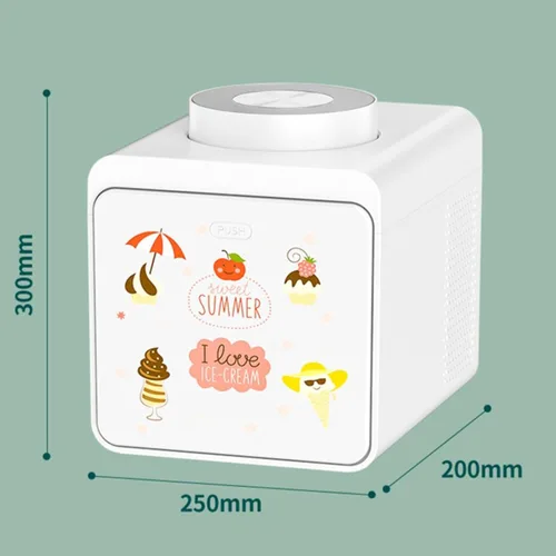 Miniatura 2 de Máquina para hacer helados, máquina automática de helados, mini helados domésticos, máquina casera de cono de yogur, máquina de helado para helados