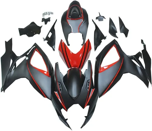 Miniatura 21 de Carrocería de plástico negro mate carenado apto para Suzuki 2006 2007 GSXR 600 750 inyección ABS nuevo marco 06 07 GSXR-600 750