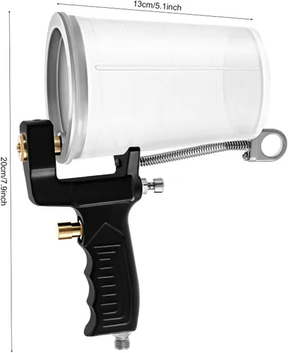 Miniatura 8 de Pistola pulverizadora de capa de gel, pistola de pintura de gel o pistola de resina, pistola de pintura de grado de boquilla de aire ajustable