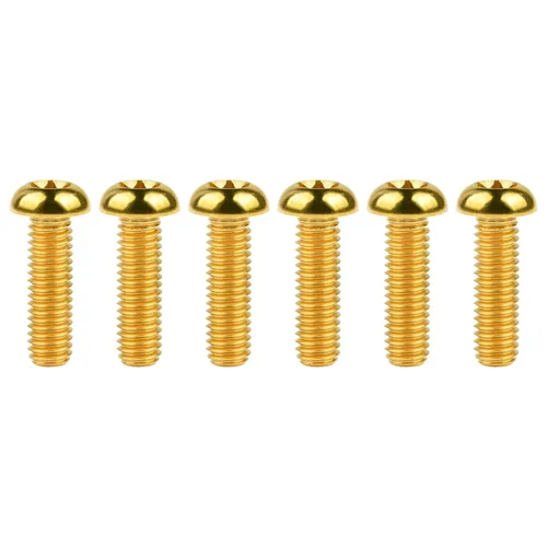Miniatura 12 de Cabeza de botón de titanio Torx M5 M6 M8 x10 12 15 20 25 30 35 1.575 in para bicicleta, motocicleta, automóvil, tornillos paquete de 6
