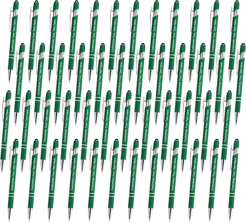 Miniatura 96 de Qingxily Hasta 300 bolígrafos personalizados a granel con grabado gratis, bolígrafos personalizados con tu nombre, mensaje de texto