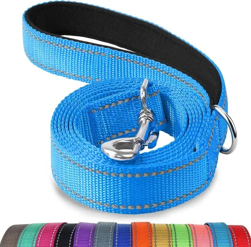 Miniatura 33 de Joytale - Correa resistente para perros grandes que tiran, doble asa para control de tráfico, correas reflectantes de doble cara para perros grandes