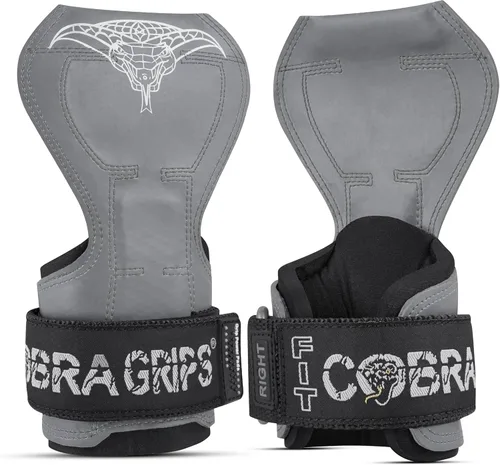 Miniatura 15 de Cobra Grips Weight Lifting Gloves with Adjustable Neoprene Padded Wrist Wraps - Heavy Duty Alternative to Power Lifting Hooks for Deadlifts