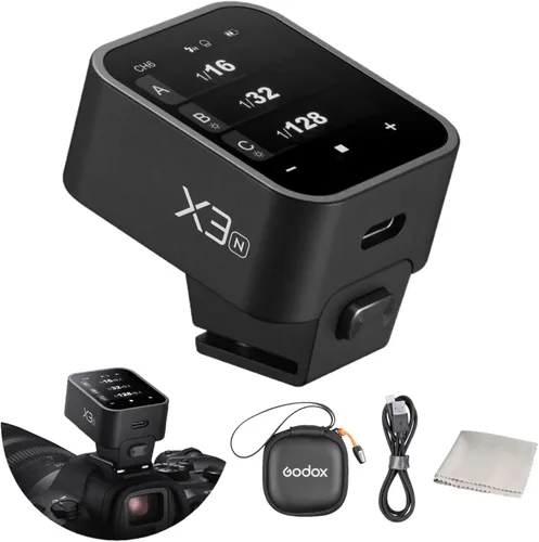 Miniatura 8 de Godox Disparador de flash X3C X3-C para cámara Canon, transmisor de pantalla táctil OLED inalámbrico TTL de 2.4G, compatible con TTL