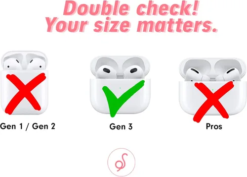 Miniatura 3 de Sonix Fundas protectoras duras para Apple AirPods (3ª generación) Estampado Terazzo Confeti