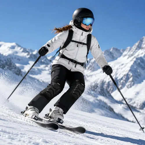 Miniatura 7 de 1 par de rodilleras de voleibol para mujeres, rodilleras de snowboard para hombres, rodilleras de esponja gruesa antideslizante para fútbol