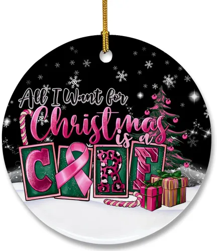 Miniatura 7 de Bonito adorno de cerámica de gato negro, divertidas decoraciones de Navidad para árbol, adorno colgante de Navidad para amantes de los gatos