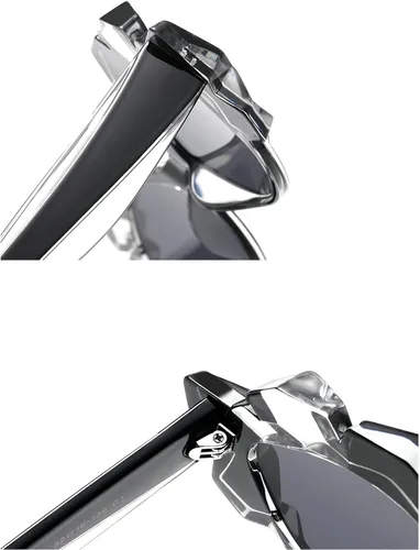 Miniatura 5 de Gafas de lectura vintage con cristales brillantes para mujer, diseño de ojo de gato, anti luz azul, novedosas sombras con purpurina