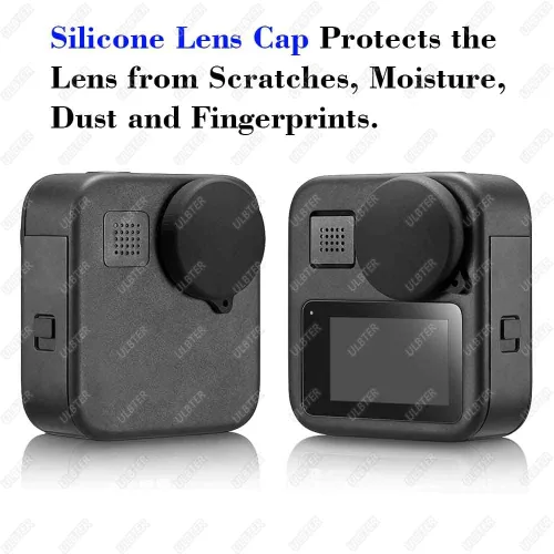 Miniatura 3 de ULBTER Protector de pantalla para cámara GoPro MAX/Max 2025 360 [no para Max 2] + cubierta de tapa de lente [2 + 3 paquetes], protector de vidrio