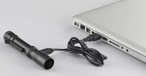 Miniatura 10 de Streamlight 66320 MacroStream USB - Linterna LED recargable de 500 lúmenes y 2000 candelas, compacta EDC con cable USB, color negro