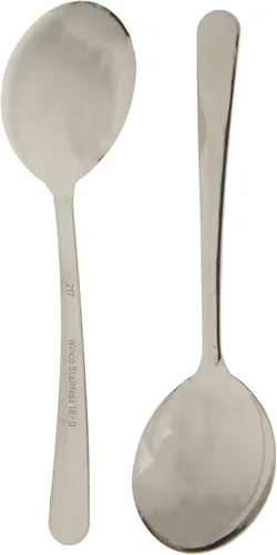 Miniatura 5 de Winco - Juego de cucharillas de café Windsor, acero inoxidable 18-0. 12 unidades. 0002-02, Plateado