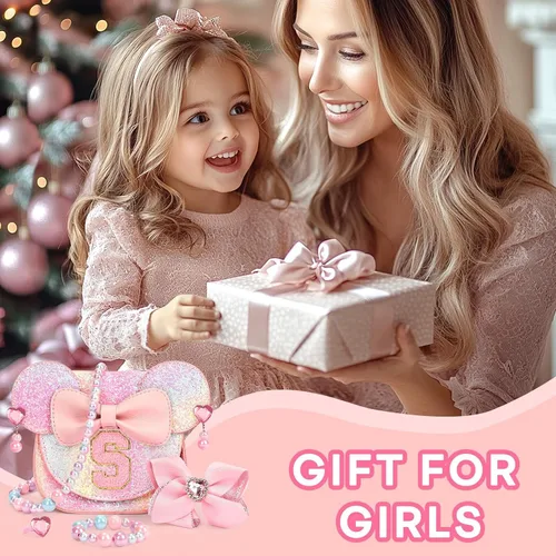 Miniatura 4 de mibasies Regalos de Bolso para Niñas Pequeñas: Regalos para Niñas de 3 Años, Set de Bolso de Juguetes de Ratón