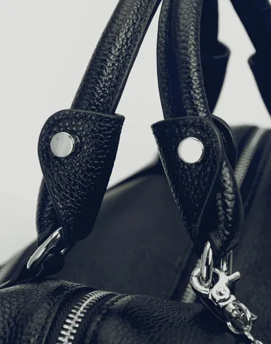 Miniatura 5 de Heshe - Bolsa de hombro de piel para mujer con asa superior bolsa cruzada